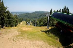 Rzyki Czarny Groń Widok z dolnej stacji