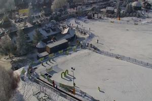 Zakopane Szymoszkowa Widok z karczmy Pająkówka