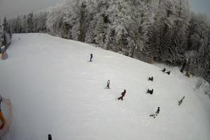 Kasina Wielka Kasina ski Górna stacja kolejki krzesełkowej