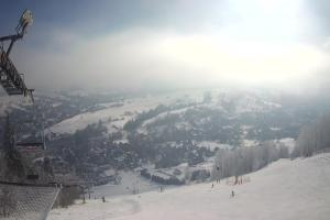 Zakopane Harenda Widok na stok z góry