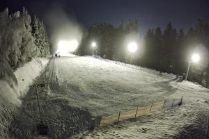 Myślenice Myślenice SN Widok na stok dla początkujących