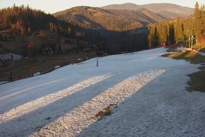 Kamera: Biały Krzyż Widok na stok Szczyrk Biały Krzyż Widok na stok
