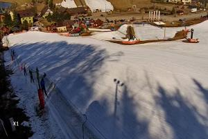 Stężyca Wieżyca Widok na stok