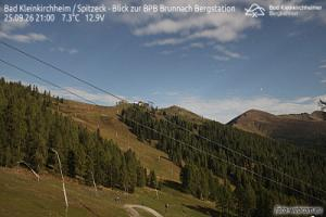 Spitzeck Bad Kleinkirchheim - Spitzeck widok z Biospharenparkbahn Brunnach