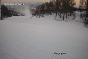 Przemyśl Stok narciarski w Przemyślu POSiR  Kamera 1 - Stacja górna