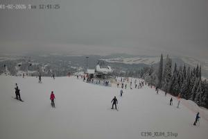 Kamera: Kotelnica Białczańska Widok z góry Kolej nr 1 Białka Tatrzańska Kotelnica Białczańska Widok z góry Kolej nr 1