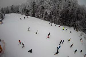 Kasina Wielka Kasina ski Górna stacja kolejki krzesełkowej