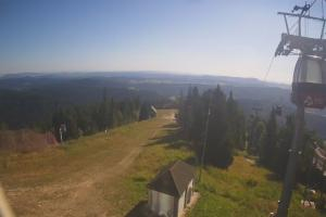 Krynica Jaworzyna Krynicka Widok ze szczytu Jaworzyny Krynickiej (1114 m n.p.m)