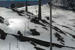 Przełecz Stelvio Passo Stelvio Widok na Górną stację Trincerone