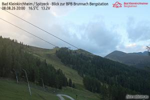 Kamera: Bad Kleinkirchheim - Spitzeck widok z Biospharenparkbahn Brunnach Spitzeck Bad Kleinkirchheim - Spitzeck widok z Biospharenparkbahn Brunnach