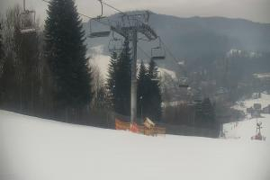 Kamera: Cieńków Widok na stok Wisła Cieńków Widok na stok