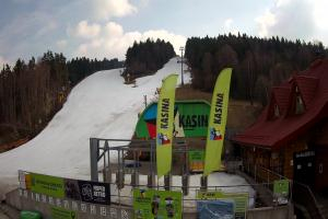 Kasina Wielka Kasina ski Dolna stacja kolejki krzesełkowej