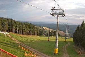 Zieleniec Zieleniec Zieleniec SKI Arena - Widok z górnej stacji
