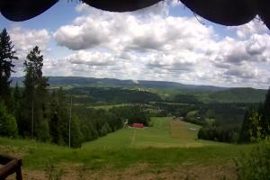 Lesko Weremień Lesko - Ski Widok z góry na stok