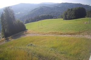 Brenna Ski Dolina Brenna Kamera 2 Widok na trasę narciarska