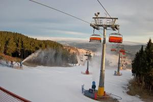 Kamera: Zieleniec Zieleniec SKI Arena - Widok z górnej stacji Zieleniec Zieleniec Zieleniec SKI Arena - Widok z górnej stacji