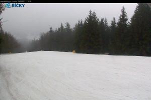 Říčky v Orlických horách Ski centrum Říčky v Orlických horách Pohled na Loučky (modrá)