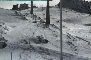 Przełecz Stelvio Passo Stelvio Widok na Górną stację Trincerone