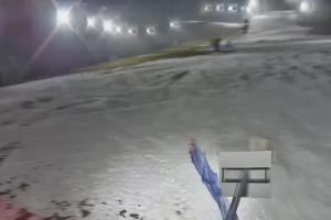 Krynica Jaworzyna Krynicka Widok ze stacji dolnej kolei gondolowej (648 m n.p.m.)