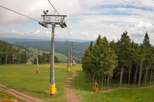 Zieleniec Zieleniec Zieleniec SKI Arena - Widok z górnej stacji
