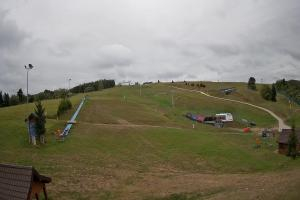 Tylicz Master Ski Widok na dolne partie ośrodka