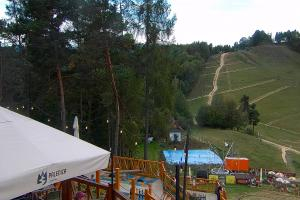 Szczawnica Palenica Widok na stok