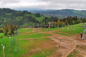Bukowina Tatrzańska Rusiń-ski Widok na stok