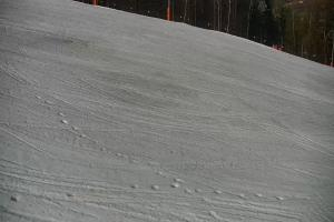 Wisła Cieńków Widok na trasę kolei krzesełkowej