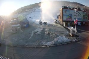 Wańkowa BIESZCZAD.ski Widok na stok i kolej linową