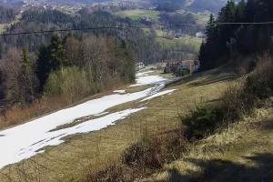 Laskowa-Kamionna Laskowa Ski Widok na stok