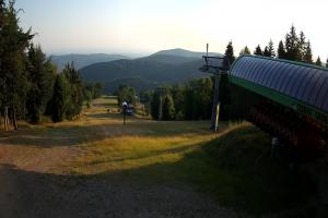 Rzyki Czarny Groń Widok z dolnej stacji