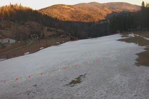 Kamera: Biały Krzyż Widok na stok Szczyrk Biały Krzyż Widok na stok