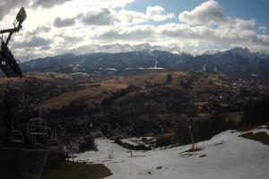 Zakopane Harenda Widok na stok z góry