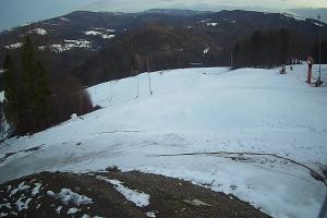 Brenna Ski Dolina Brenna Kamera 2 Widok na trasę narciarska