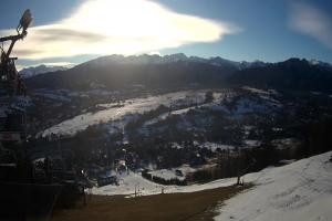 Kamera: Harenda Widok na stok z góry Zakopane Harenda Widok na stok z góry