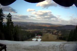 Lesko Weremień Lesko - Ski Widok z góry na stok