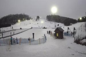 Siepraw Siepraw Ski Widok z kamery na stok w Sieprawiu