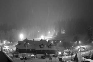 Szklarska Poręba Szrenica Ski Arena Widok na dolną stację wyciągu