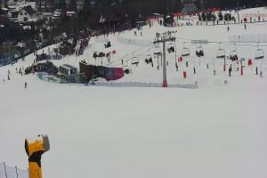 Tylicz Master Ski Widok na kolej krzesełkową