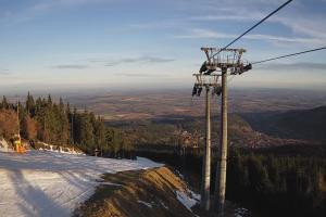 Świeradów Zdrój Ski&Sun Widok na wyciąg