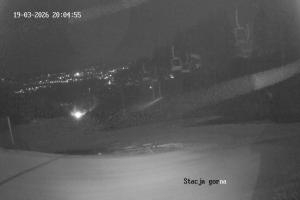 Przemyśl Stok narciarski w Przemyślu POSiR  Kamera 1 - Stacja górna