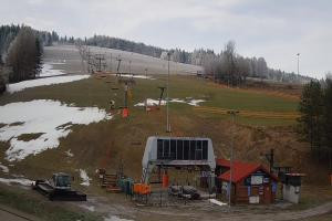 Krynica Słotwiny Widok na stok