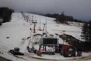 Krynica Słotwiny Widok na stok