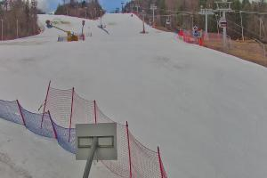 Krynica Jaworzyna Krynicka Widok ze stacji dolnej kolei gondolowej (648 m n.p.m.)