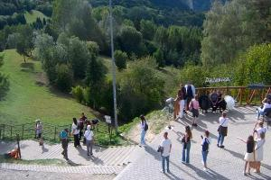 Szczawnica Palenica Widok na stok