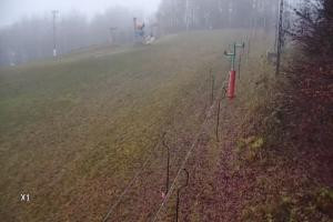 Stężyca Wieżyca Widok na stok