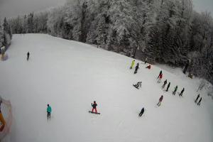 Kasina Wielka Kasina ski Górna stacja kolejki krzesełkowej