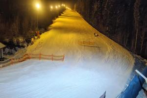 Myślenice Myślenice SN Widok na stok