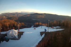 Wisła STOK – Stacja Narciarska Widok z górnej stacji