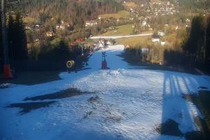 Kamera: Cieńków Widok na stok Wisła Cieńków Widok na stok